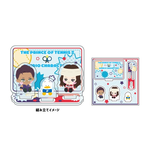 [ATH49990] Acrylic Stand Plate "New The Prince of Tennis" x Sanrio Characters 12 L Ver. (Original Illustration)