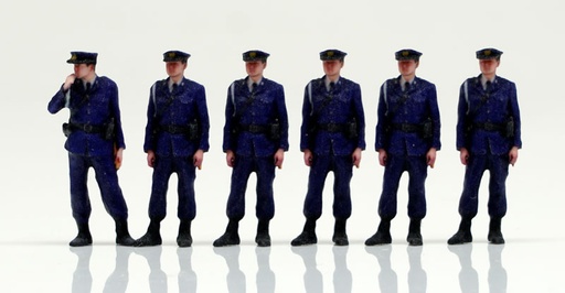 [GN97175] Mobile Police PATLABOR x figreal 1/60 Scale Figure Police Officer 6 Set