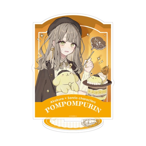 [ATH48593] Acrylic Stand Akakura x Sanrio Characters 28 Pompompurin (Collaboration Illustration)