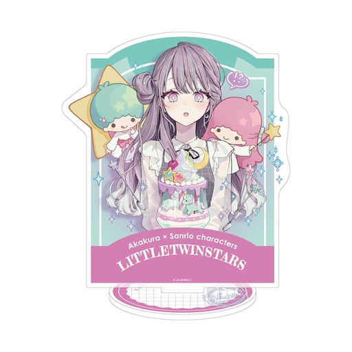 [ATH48594] Acrylic Stand Akakura x Sanrio Characters 29 Little Twin Stars (Collaboration Illustration)