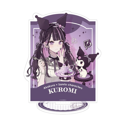 [ATH48596] Acrylic Stand Akakura x Sanrio Characters 31 Kuromi (Collaboration Illustration)