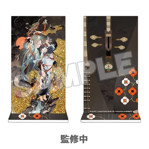 [G20449] Hatsune Miku Big Glitter Acrylic Block: Shimian Maifu Ver.