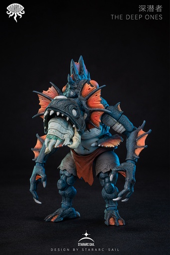 [SAT82003] STARARC TOYS SAN ZERO SERIES THE DEEP ONES ACTION FIGURE (ORENGE)