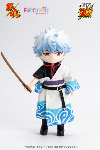 [GS82030] PICCODO ACTION DOLL "GINTAMA" SAKATA GINTOKI DEFORMED DOLL