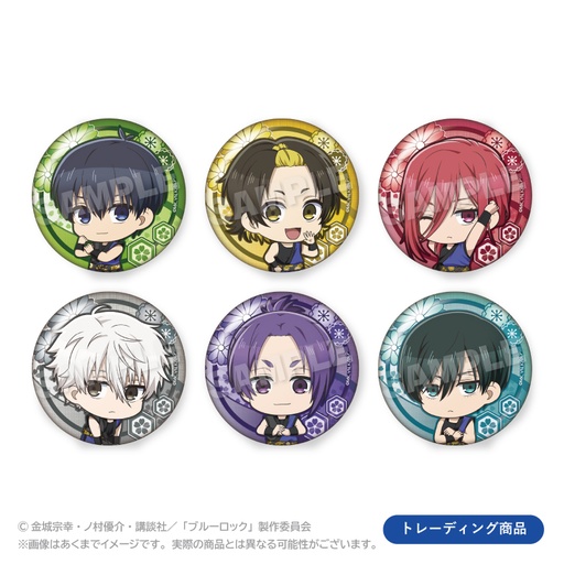 [STN62909] Blue Lock Trading Mini Character Can Badge Happi Ver.