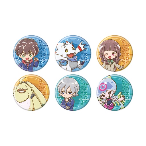 [ATH56008] Can Badge "Digimon Ghost Game" 04 Retro Art Illustration