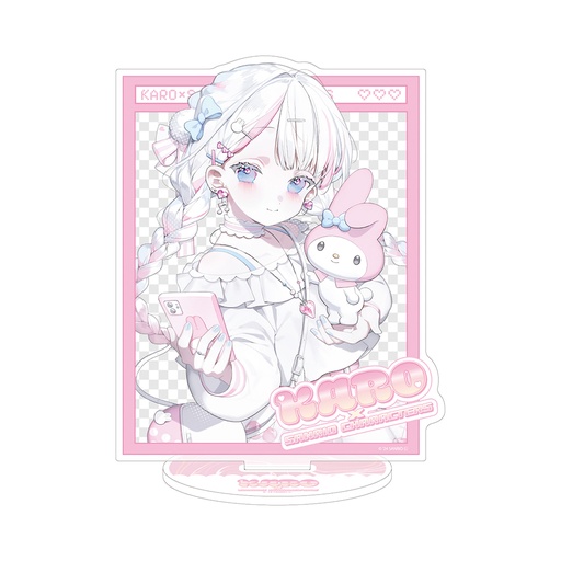 [ATH48195] Acrylic Stand Karo x Sanrio Characters 03 My Melody (Collaboration Illustration)