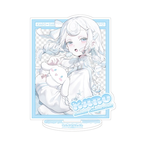 [ATH48196] Acrylic Stand Karo x Sanrio Characters 04 Cinnamoroll (Collaboration Illustration)