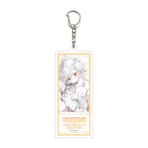 [ATH48208] Deka Acrylic Key Chain Karo x Sanrio Characters 05 Cogimyun (Collaboration Illustration)