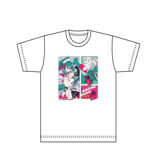 [CR13019] Racing Miku 2025 Ver. T-shirt (L Size)