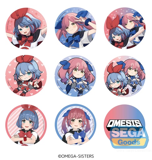 [SG44460] Omega Sisters Button Badge (EX)
