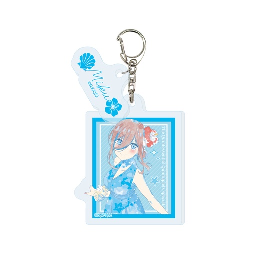 [ATH56792] Acrylic Key Chain with Parts "The Quintessential Quintuplets Specials 2" 03 Miku (Sparkly Paint)