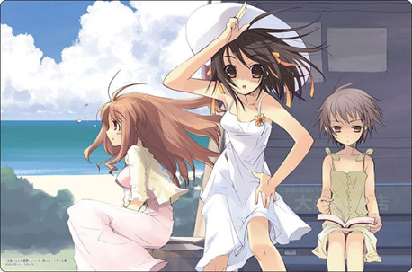 [BUS00717] Bushiroad Rubber Mat Collection V2 Vol. 1662 Kadokawa Sneaker Bunko "The Melancholy of Haruhi Suzumiya" Series Haruhi & Yuki & Mikuru