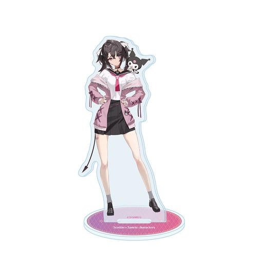 [ATH55195] Acrylic Stand Scottie x Sanrio Characters 05 Kuromi (Collaboration Illustration)