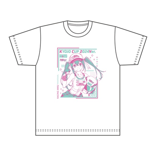 [CR11211] Racing Miku KYOJO CUP 2024 Ver. T-shirt (M Size)