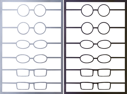 [G20861] Nendoroid Doll Etching Glasses Set