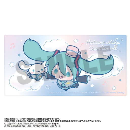 [ANC54875] Hatsune Miku x Cinnamoroll Desk Mat