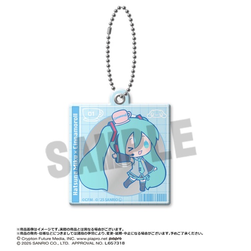 [ANC54879] Hatsune Miku x Cinnamoroll Slide Mirror C