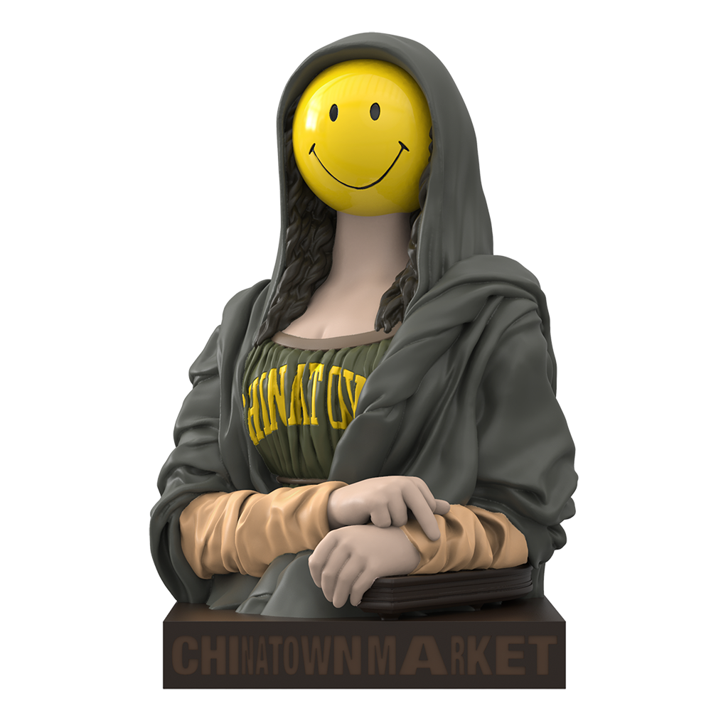新品 CHINATOWN MARKET SMILEY MONA LISA The Chinatown Market Smiley Mona Lisa (MJ Exclusive) | Ultra