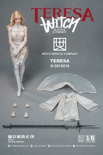 [IT35220] I8TOYS I8-501S616 WITCH SERVICE COMPANY TERESA 1/6 SCALE ACTION FIGURE