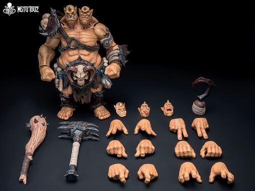 [MTZ50014] METY TOYZ THE WORLD OF ADVENTURERS CRUSHER OGRE NON SCALE ACTION FIGURE YELLOW