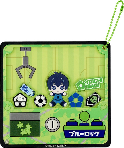 [GSM20782] HUGGY Series Claw Machine Acrylic Keychain Isagi Yoichi