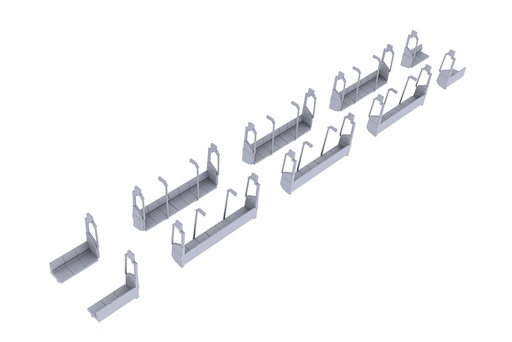 [PPA38685] New model Long seat interior set (re-run)