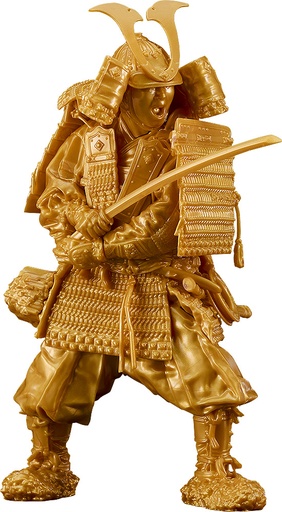 [M01465] PLAMAX 1/12 Kamakura Period Armored Warrior: Gold Color Edition