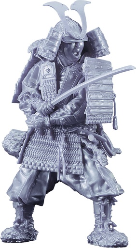 [M01466] PLAMAX 1/12 Kamakura Period Armored Warrior: Silver Color Edition