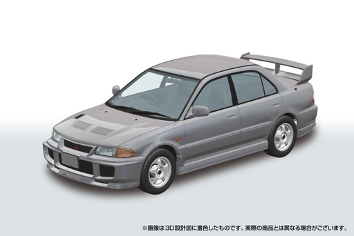 [AO06781] RakuPla Snap Car 04-QS CE9A Lancer GSR Evolution III 1995 Queens Silver