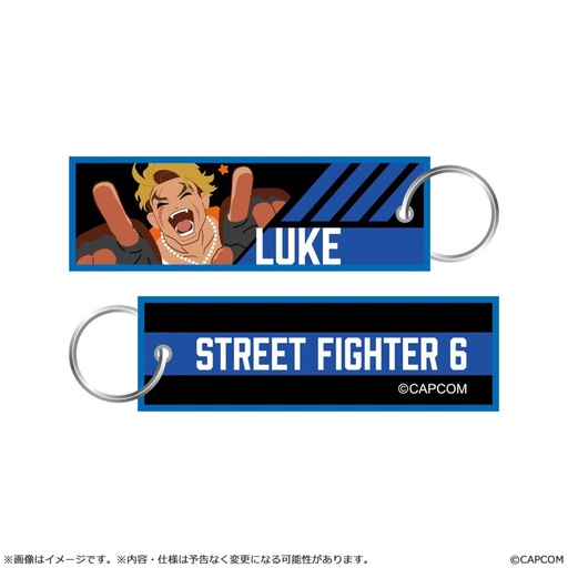 [CC13474] Street Fighter 6 Flight Tag Keychain LUKE