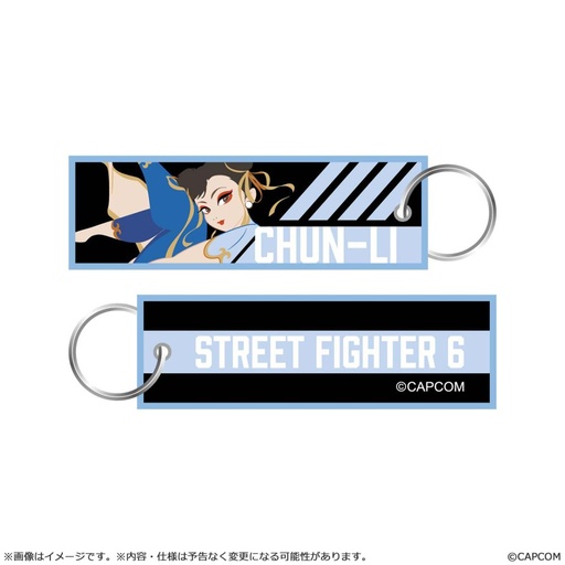 [CC13476] Street Fighter 6 Flight Tag Keychain CHUN-LI