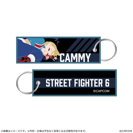 [CC13477] Street Fighter 6 Flight Tag Keychain CAMMY