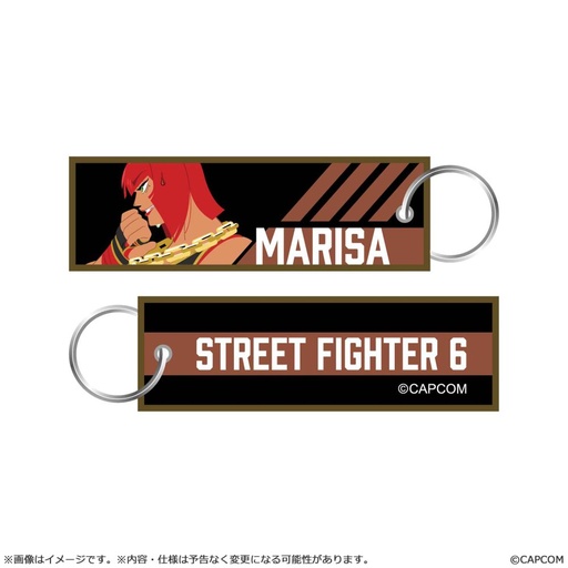 [CC13478] Street Fighter 6 Flight Tag Keychain MARISA