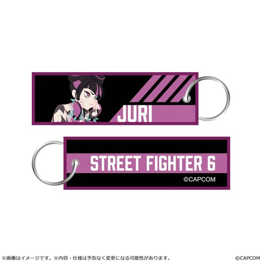 [CC13479] Street Fighter 6 Flight Tag Keychain JURI