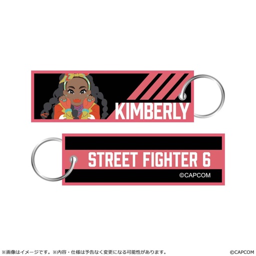 [CC13480] Street Fighter 6 Flight Tag Keychain KIMBERLY