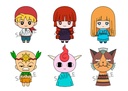 Nyokinto Magical Circle Guru Guru Mascot Figure (6 Types)