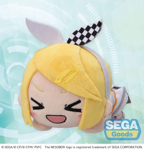 [SG45223] NESOBERI (Lay-Down) "COLORFUL STAGE! The Movie: A Miku Who Can't Sing" Plush "Stage SEKAI Kagamine Rin"