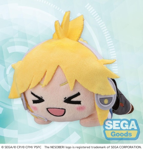 [SG45224] NESOBERI (Lay-Down) "COLORFUL STAGE! The Movie: A Miku Who Can't Sing" Plush "Street SEKAI Kagamine Len"