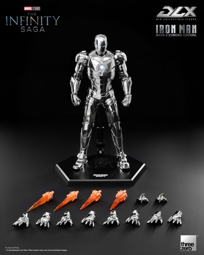 [TRZ81834] Marvel Studios: The Infinity Saga DLX Iron Man Mark 2 (Chrome Edition)