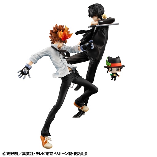 [MH84563] G.E.M. Series Katekyo Hitman Reborn! Tsunayoshi Sawada & Kyoya Hibari & Reborn set (Repeat)