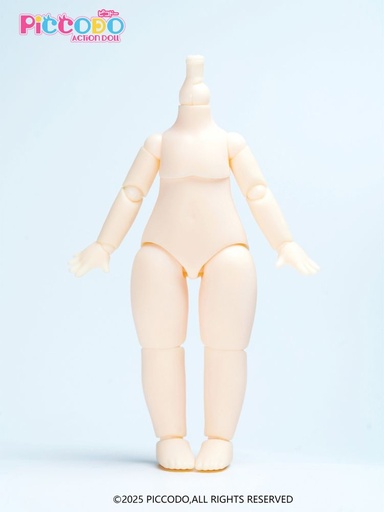 [GS82219] PICCODO CHUBBY DOLL BODY PIC-D006CW CREAM-WHITE