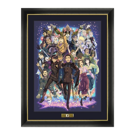 [CC13368] The Great Ace Attorney 10th Anniversary「NURI kazuya」newly drawn art CHARA FINE GRAPH