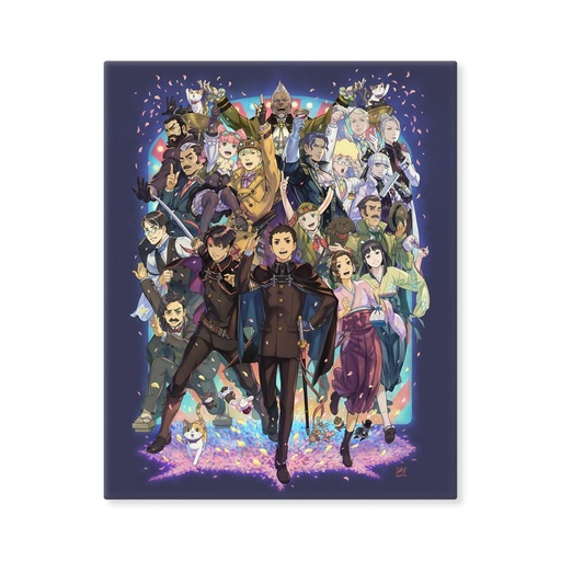 [CC13371] The Great Ace Attorney 10th Anniversary「NURI kazuya」newly drawn art CHARA FINE BOARD