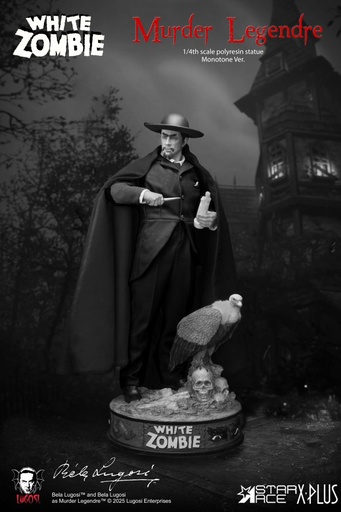 [SAC88429] Star Ace Toys 1/4 "White Zombie" Bela Lugosi Murder Legendre Statue Monotone Ver.