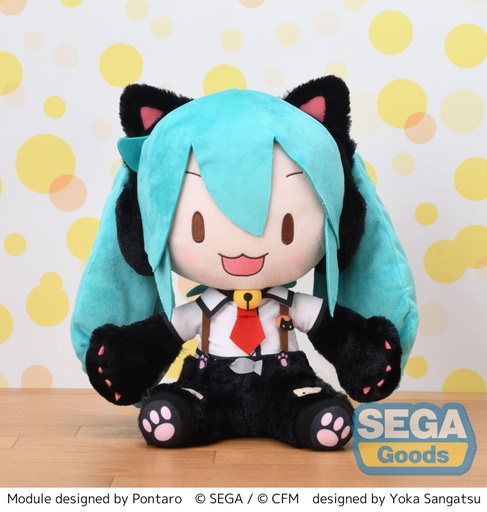 [SG45831] fuwa petit "Hatsune Miku: Project DIVA Arcade Future Tone" LL Plush "Hatsune Miku - Kitty Cat"