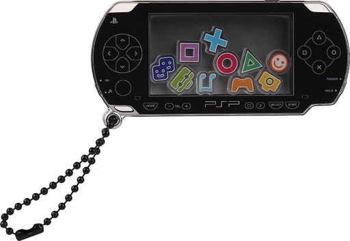 [G718212] PSP™ (PlayStation™Portable) Rattle Acrylic Keychain: Black Ver.