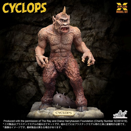 [XPS02390] 1/35 Scale "The 7th Voyage of Sinbad" Cyclops Plastic Model Kit Package Renewal Ver.