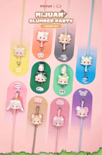 [PNY19107] PINYUN MIJUAN-SLUMBER PARTY SERIES LANYARD BLIND BOX