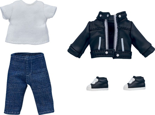 [G66268] Nendoroid Doll Outfit Set: Leather Jacket (Black)